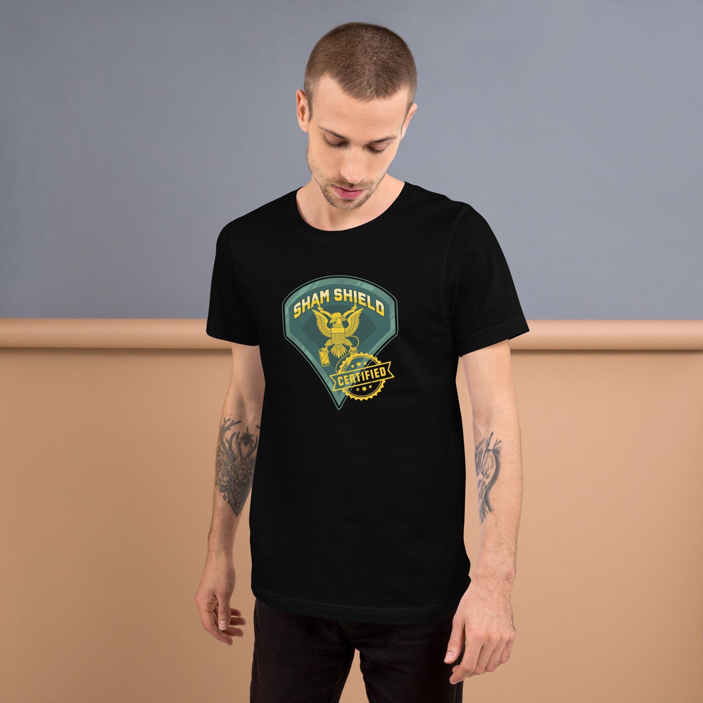 Sham Shield Certified Unisex t-shirt