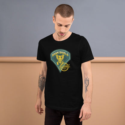 Sham Shield Certified Unisex t-shirt