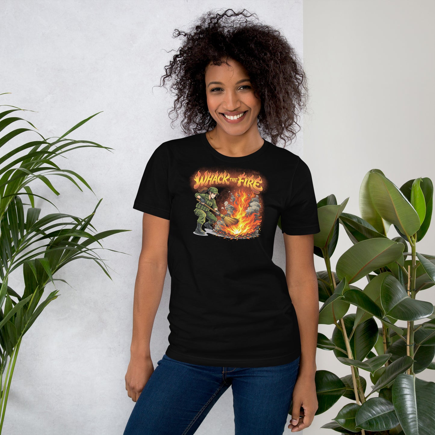 Whack-The-Fire Unisex t-shirt