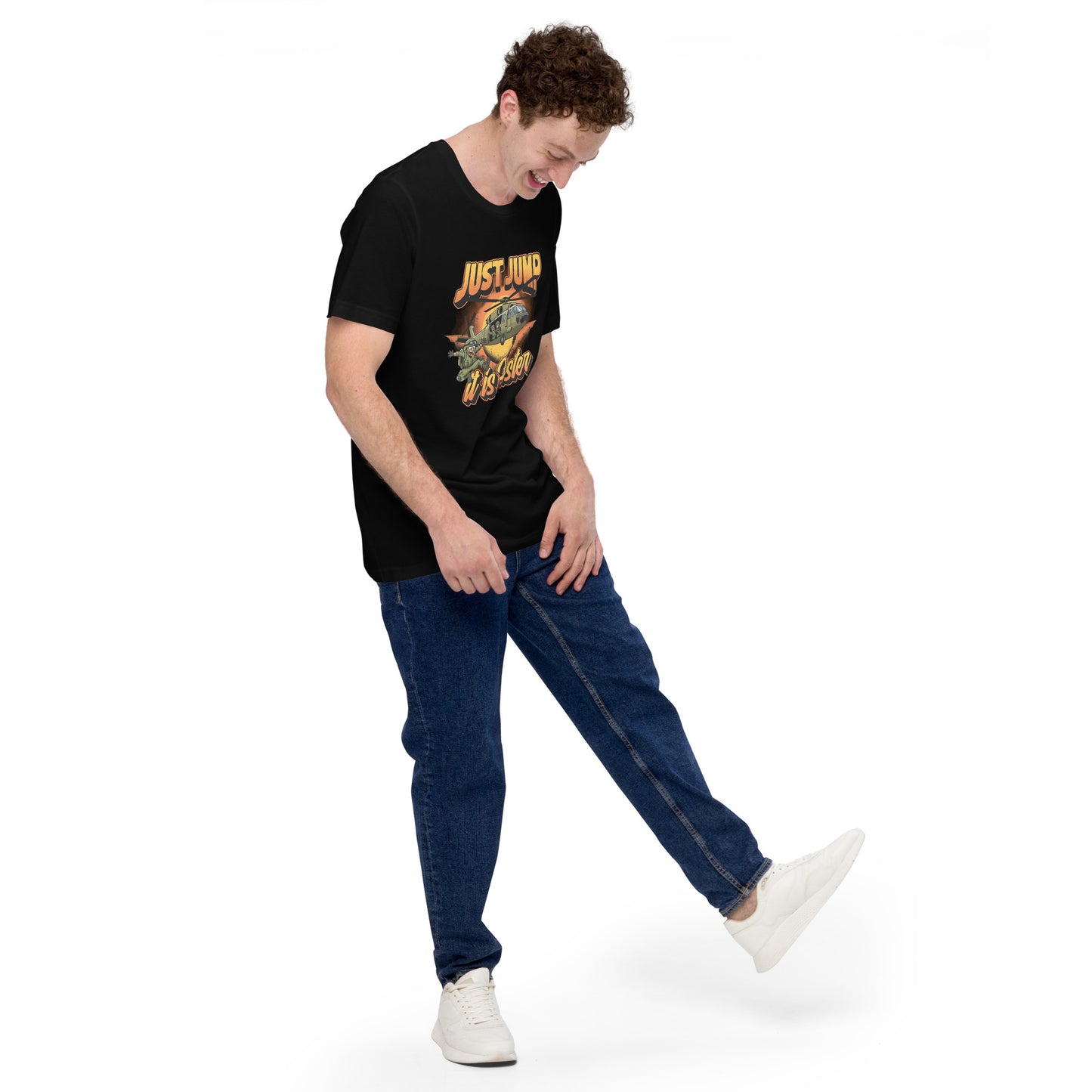 Just Jump It Is Faster Unisex t-shirt