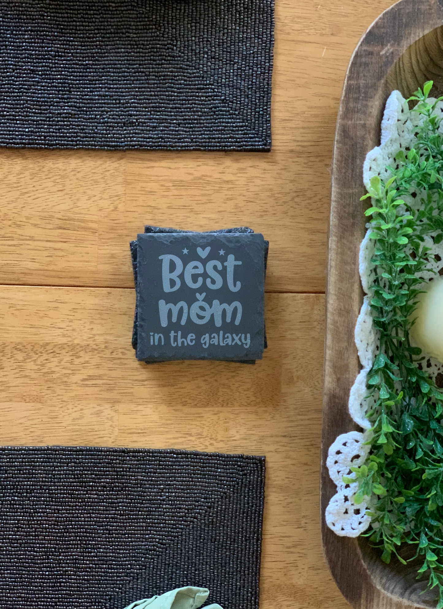 Best Mom in the Galaxy Coaster Set