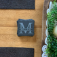Personalized Monogram Slate Coaster Set