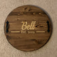 Circular Engraved Serving Tray | Personalized with Handles