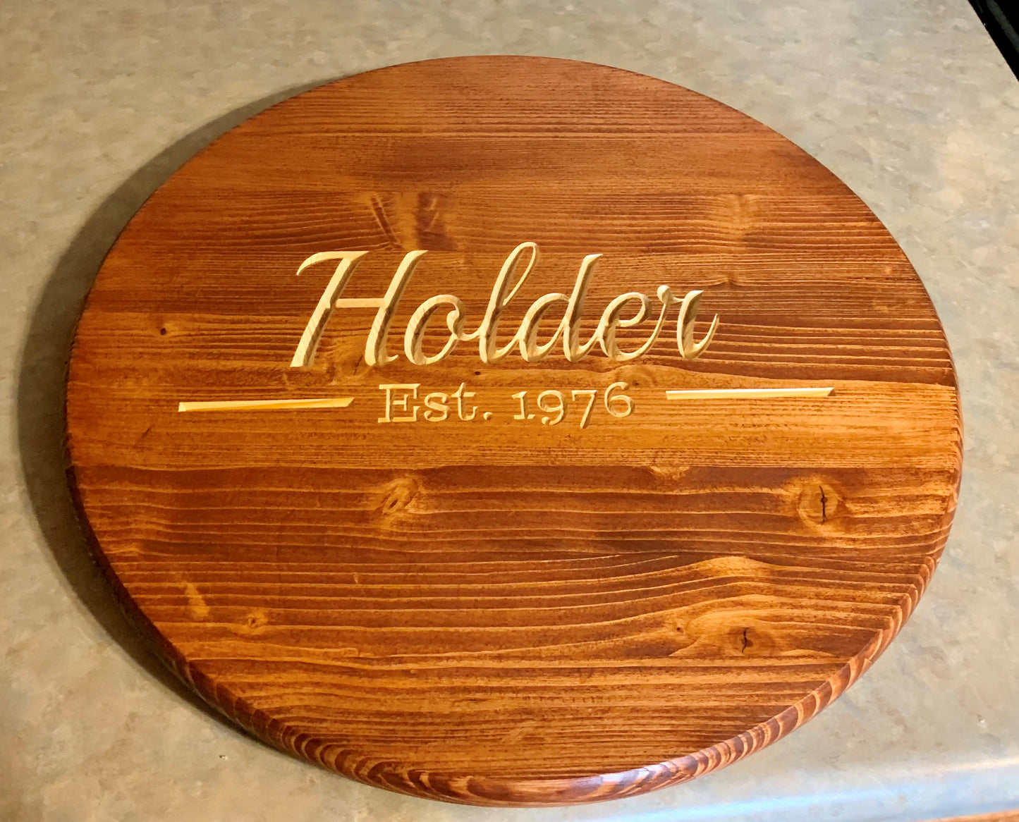 Personalized Engraved Lazy Susan