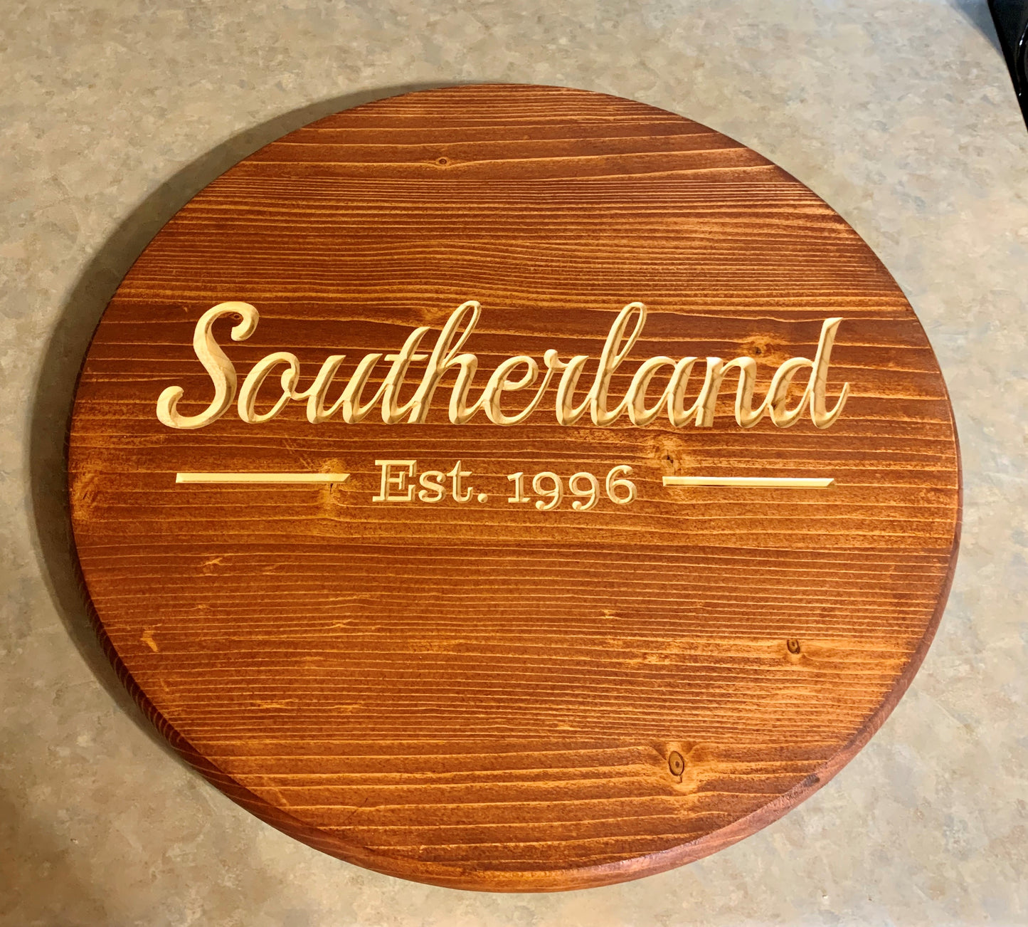 Personalized Engraved Lazy Susan