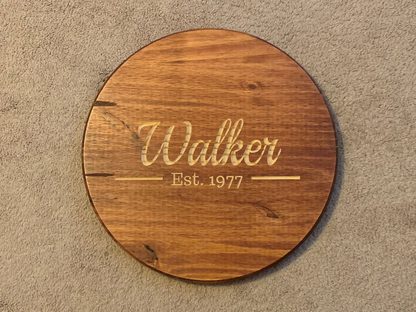 Personalized Engraved Lazy Susan